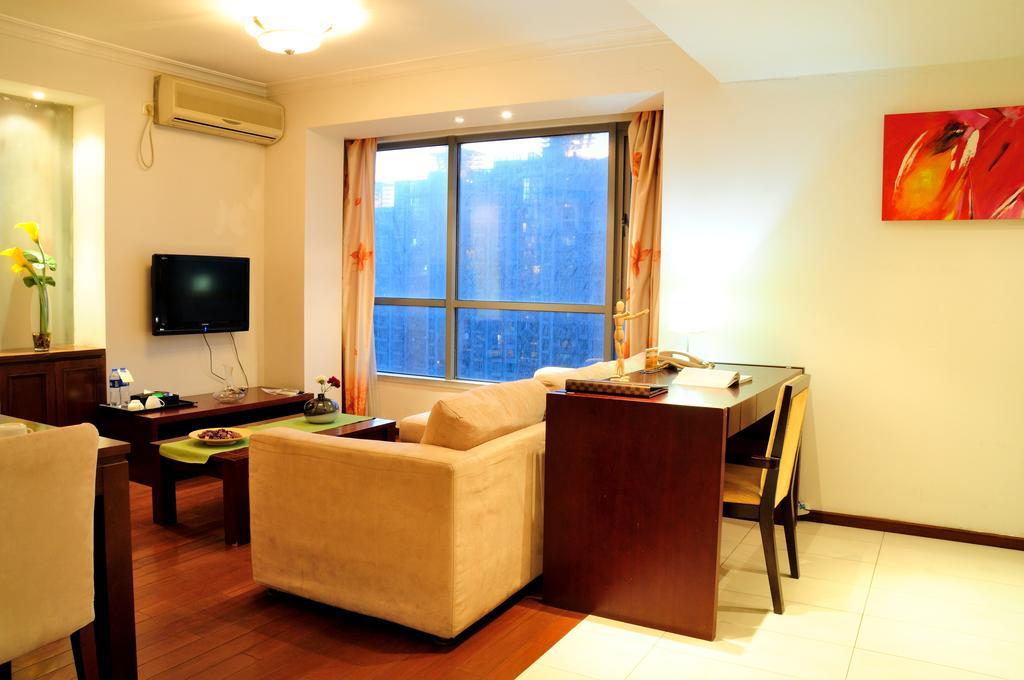 Shanghai Kingland Serviced Apartment Exterior foto