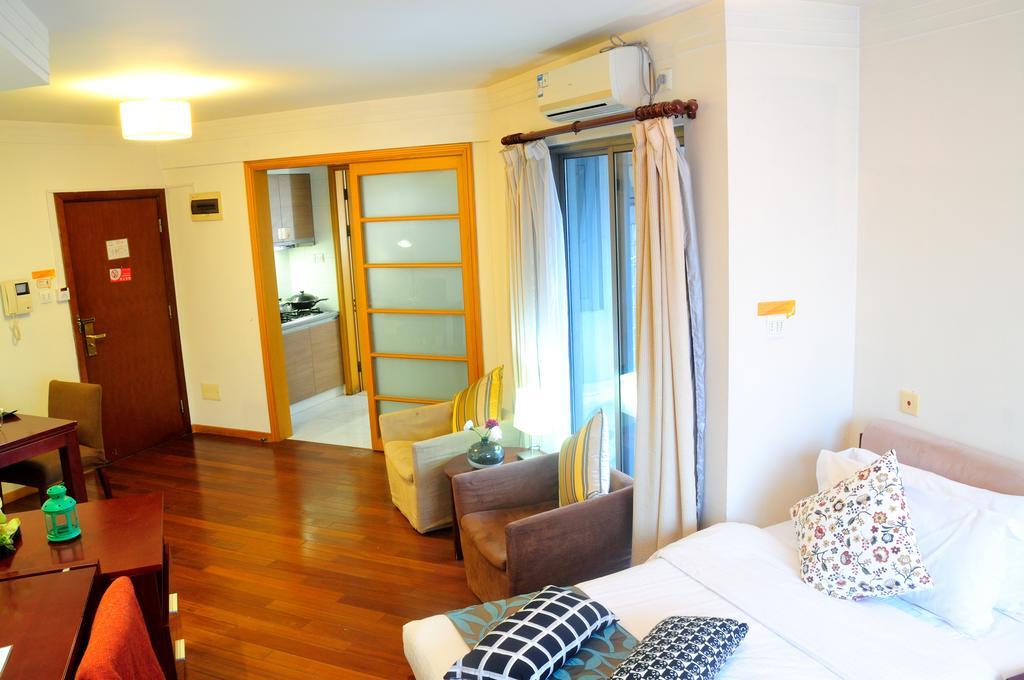 Shanghai Kingland Serviced Apartment Exterior foto